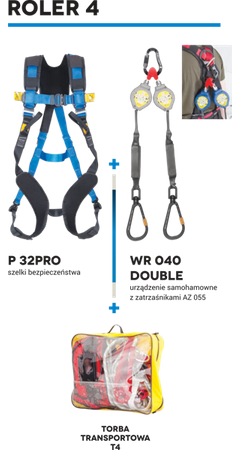 Zestaw Roler 2 Work at Height Rope access Sets Sprzęt do prac na