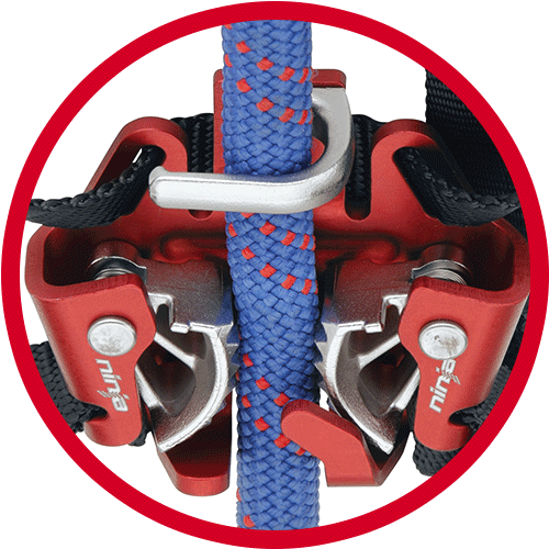 Ninja Foot Ascender Work at Height \ Arborist Equipment \ Clamping