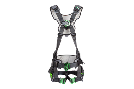 V-FLEX Harness, Back/Chest/Hip D-Ring, Shoulder and Leg padding, With Waist Belt, STD (for EU: M/L)