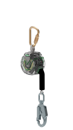 V-TEC PFL, 3m, Cable, Steel Twist-Lock Carabiner (Top), Steel Swivel Snaphook (End)