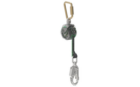 V-TEC PFL, 3m, Webbing, Single-Leg, Steel Twist-Lock Carabiner (Top), Steel Swivel Snaphook (End)