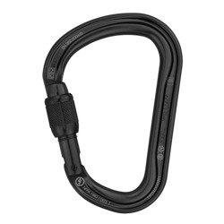Carabiner William Screw-lock (black)