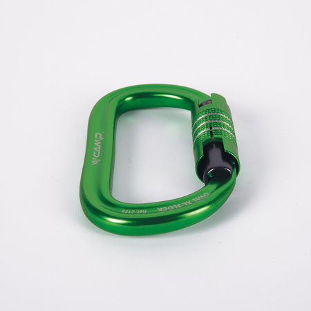 Carabiner Oval XL 3lock Green