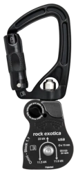 Carabiner With Krętlikiem I Bloczkiem Pojedynczym Omni-block 1.1" Swivabiner Top Black