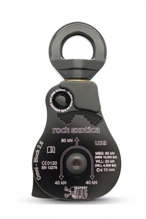 Pulley Omni-block 2,6“ (single Black)