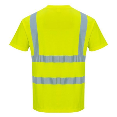 Koszulka T-shirt Ostrzegawczy Yellow S478