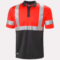 Koszulka polo Addvis Polo Cl 1 169 Red/Ebony