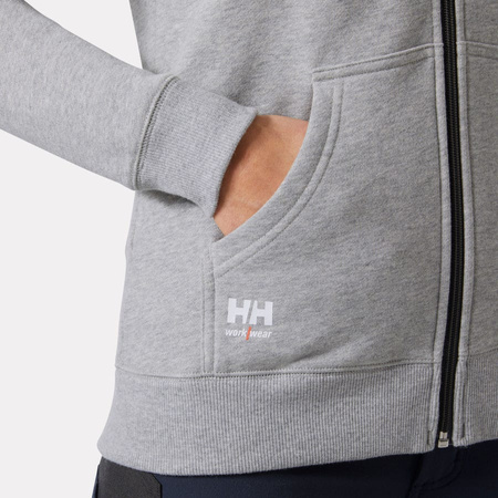 W Classic Zip Sweatshirt 930 Grey Melange