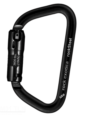 Carabiner Rocksteel Auto-lock (black)