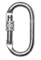 Carabiner Rozłączalny AZ011I INOX With Nakrętką Blokującą