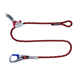 Lonża pozycjonująca Simo S, 20m, red, Work Positioning Lanyard 2342