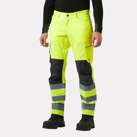 Uc-Me Work Pant Cl2 369 Hi Vis Yellow/Ebony