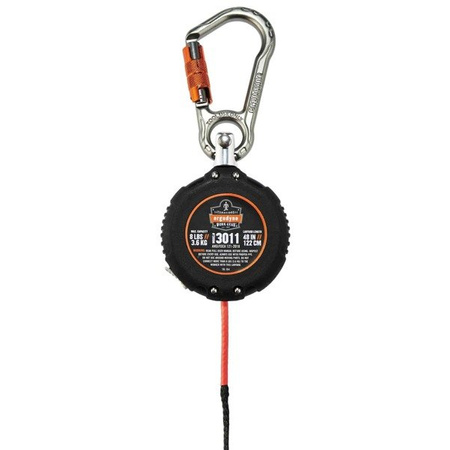 Lonża Ze Zwijaczem Do Narzędzi Squids 3011 Retractable Tool Lanyard With Carabiner Mount - 8lbs / 3.6kg