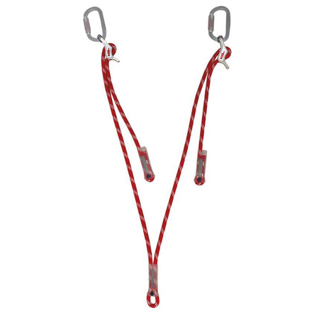 Lonża regulowana podwójna Stand V dł. 2x 100 cm