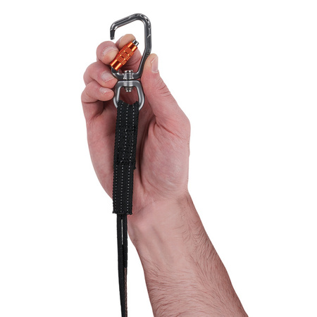 Elastyczna Smycz Na Narzędzia Squids 3714 Elastic Tool Tail Lanyard - Carabiner & Cinch Loop - 10lbs / 4.5kg (3-pack)