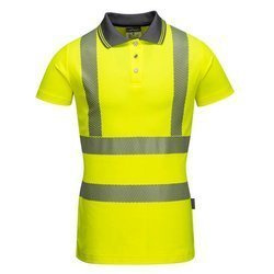 Damska Koszulka Ostrzegawcza Polo Żółta