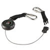 Lonża Rozłączana Ze Zwijaczem Do Narzędzi Squids 3000 Retractable Dual SS Carabiner - 0,45kg