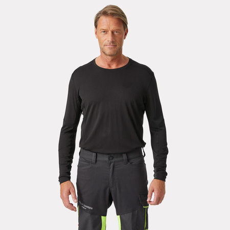 Koszulka termoaktywna Hh Lifa Active Crewneck 990 Black