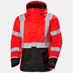 Kurtka softshell Uc-Me Shell Jacket 169 Hi Vis Red/Ebony
