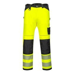 Damskie Spodnie Ostrzegawcze PW3 Stretch Żółto/czarnr
