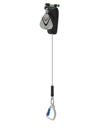 V-EDGE Pfl, 2,4 M, Rope, Pojedyncza Dźwignia, Aluminiowy Obrotowy Carabiner With Potrójnym Zamkiem (dolny)