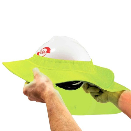 Shield Przed Słońcem Na Kask Chill-its 6660 Lime Hard Hat Brim With Shade
