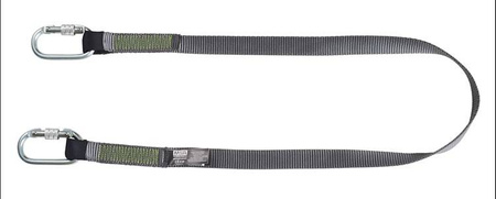 Lanyard Ustalająca/ograniczająca , Strap, Stała Length 1,5 M, Stalowe Zakręcane Karabińczyki