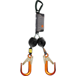 Lonża z samohamownymi ramionami Peanut Y 1,8 m