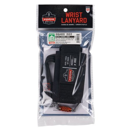Smysz Na Nadgarstek Squids 3122 Pull-on Wrist Tool Lanyard - Carabiner Anchor - 5lbs / 2.3kg