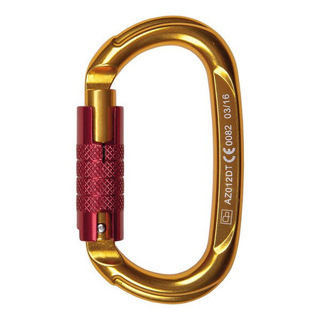 Carabiner AZ 012DT With Blokadą Typu ”double Twist Lock”
