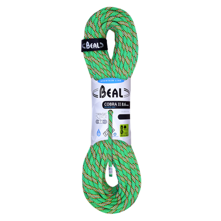 Rope Dynamiczna Cobra Unicore 8,6 Mm X 60 M Golden Dry Green