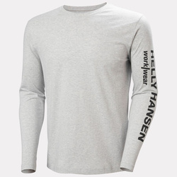 Koszulka z długim rękawem Classic Logo Longsleeve 930 Light Grey Melange