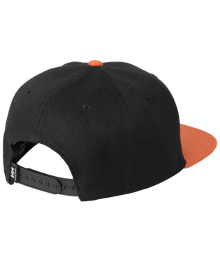 Czapka z daszkiem Kensington flat brim 992 black/dark orange std