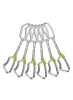 Zestaw ekspresów Lime Set Dyneema 12cm x6 - silver 