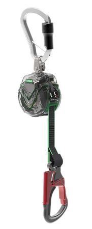 V-TEC Mini Pfl, 1,8 M, Strap, Pojedyńczy, Carabiner Aluminiowy With Potrójnym Zamkiem (górny), Carabiner Aluminiowy (dolny)