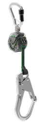V-TEC Mini Pfl, 1,8 M, Strap, Pojedyńczy, Carabiner Aluminiowy Potrójnego Zamka (górny), Hak Aluminiowy Do Rusztowania (dolny)