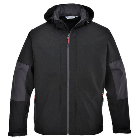 Softshell With Kapturem (3l). Black