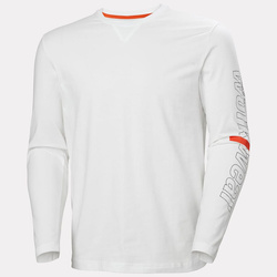 Koszulka z długim rękawem Logo Longsleeve 900 White