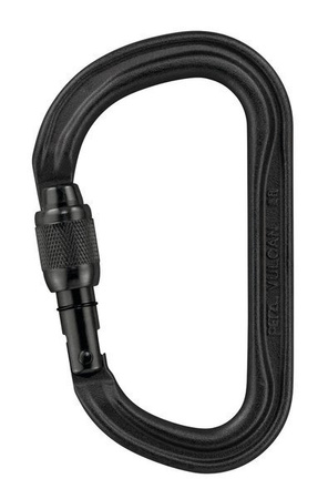 Carabiner Vulcan Screw-lock Black