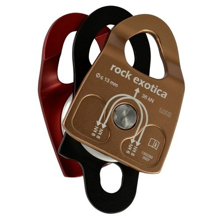 Pulley Double Machined Rescue Pulley Double