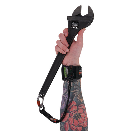 Smysz Na Nadgarstek Squids 3122 Pull-on Wrist Tool Lanyard - Carabiner Anchor - 5lbs / 2.3kg