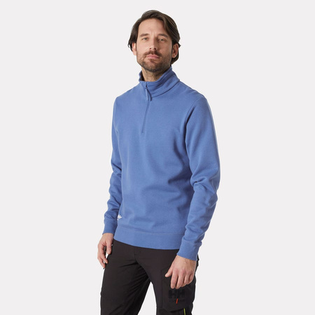 Bluza rozpinana do połowy Classic Half Zip Sweatshirt 558 Stone Blue