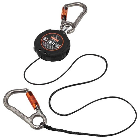 Lonża Ze Zwijaczem Do Narzędzi Squids 3011 Retractable Tool Lanyard With Carabiner Mount - 8lbs / 3.6kg