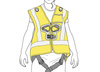 Kamizelka HI-VIZ do uprzęży Newton (pomarańczowy)