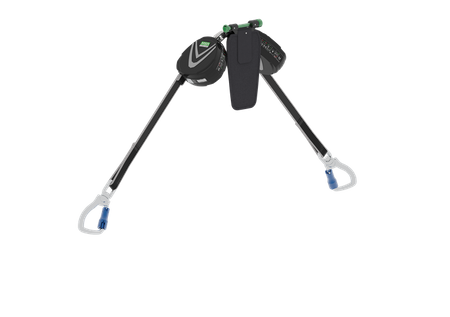 V-EDGE Pfl, 2,4 M, Strap, Podwójna, Aluminiowy Obrotowy Carabiner With Potrójnym Zamkiem (dolny)