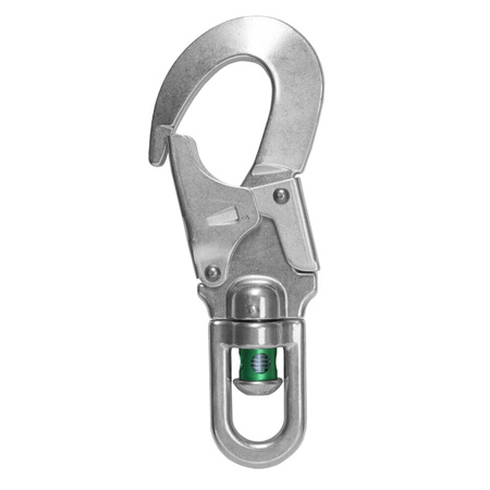 Podwójne urządzenie samohamowne DWR 040S taśma dł. 2 m z możliwością wchodzenia powyżej urządzenia 2 x AZ 002ASI