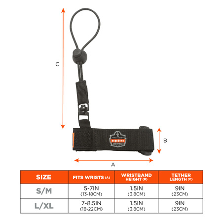 Smycz Narzędziowa Na Nadgarstek Squids 3115 Wrist Tool Lanyard - 2lbs / 0.9kg