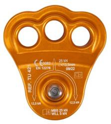 Bloczek potrójny TU 421 - pomarańczowy