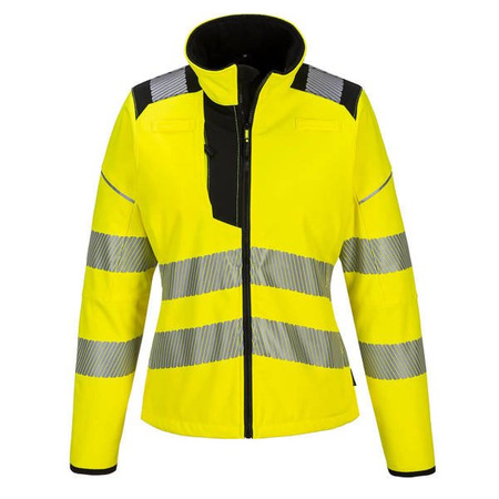 Softshell Damski Ostrzegawczy PW3 Żółto/black