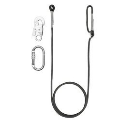 Aramidowa pozioma lina kotwicząca LP200FLR  zatrzaśnikami AZ 002 i AZ 011